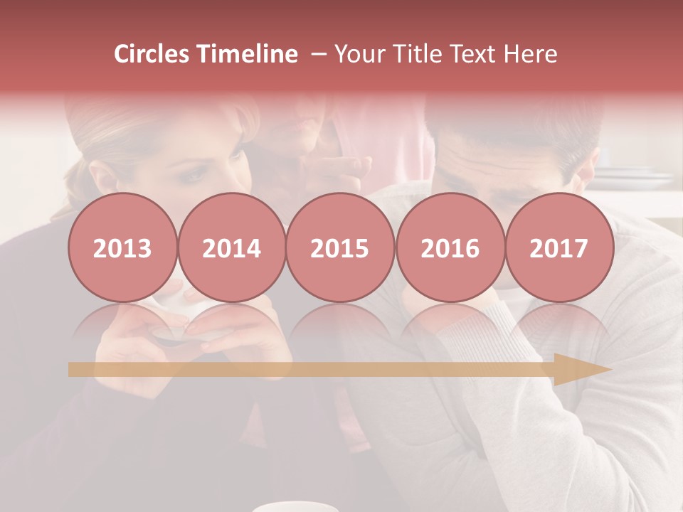 Fighting Thirties Caucasian PowerPoint Template