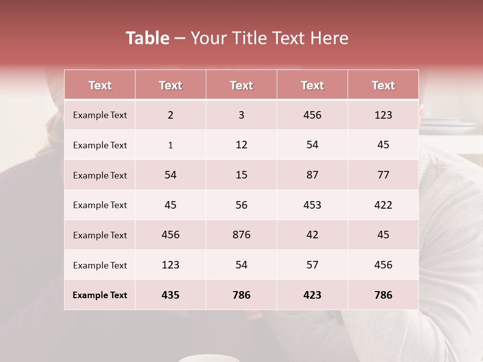 Fighting Thirties Caucasian PowerPoint Template