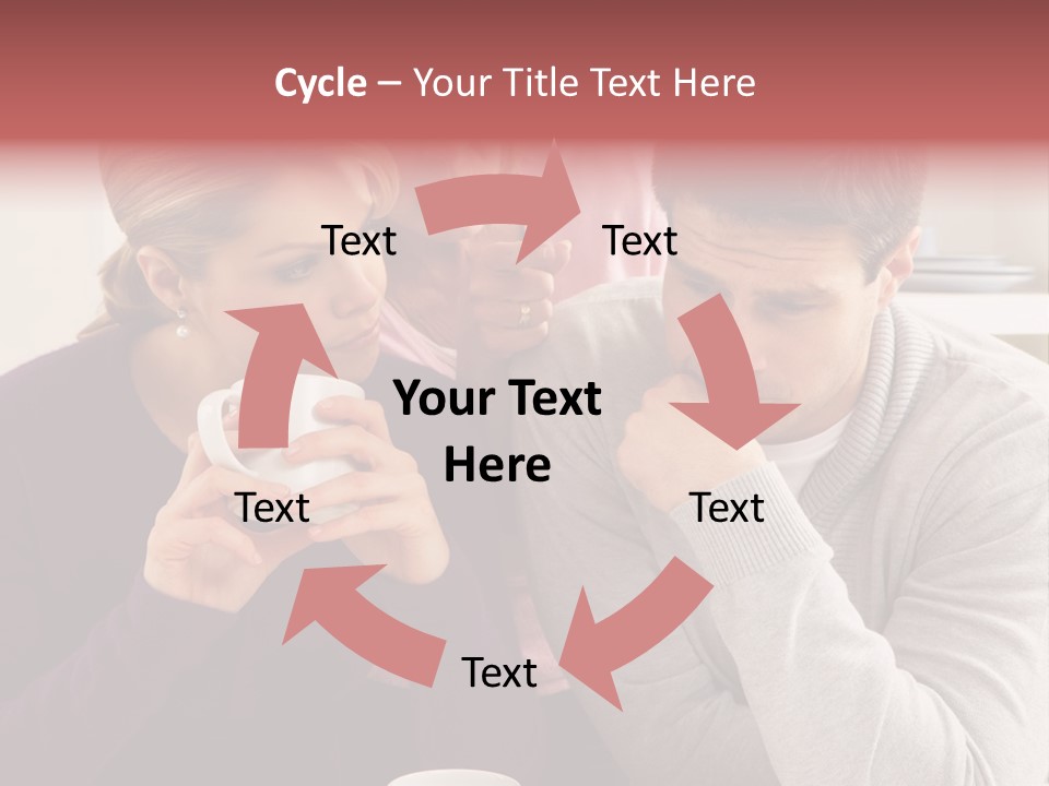 Fighting Thirties Caucasian PowerPoint Template