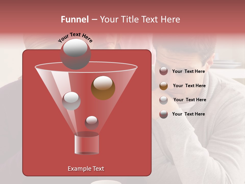 Fighting Thirties Caucasian PowerPoint Template