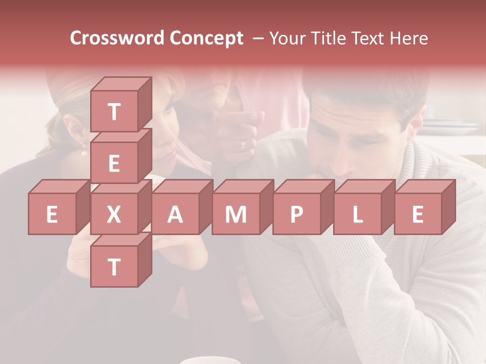 Fighting Thirties Caucasian PowerPoint Template