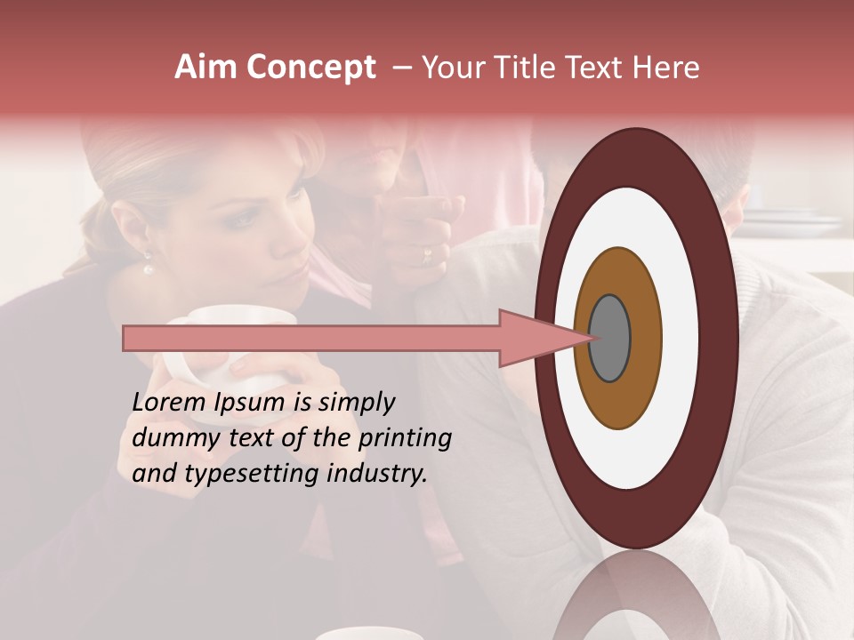 Fighting Thirties Caucasian PowerPoint Template