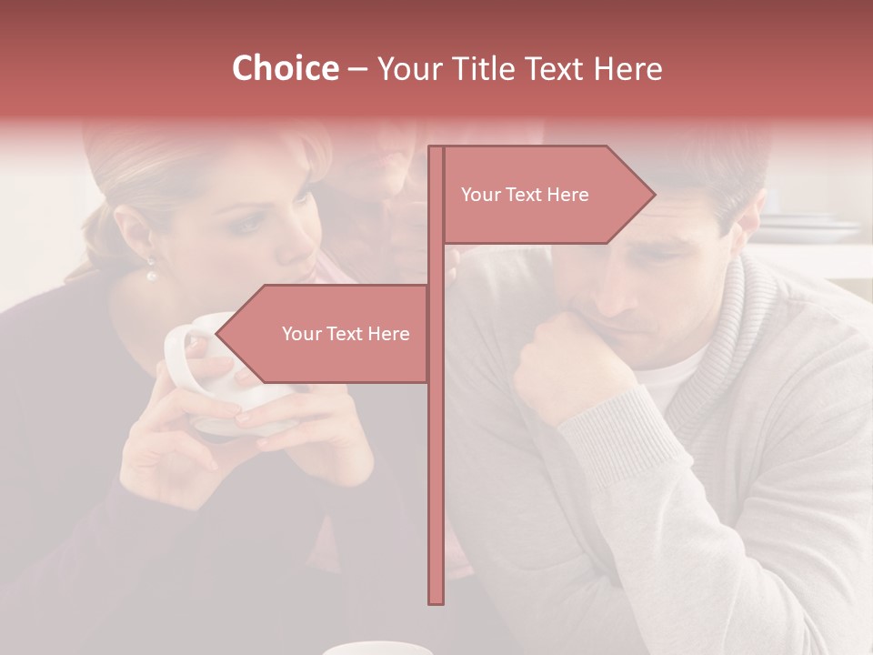 Fighting Thirties Caucasian PowerPoint Template