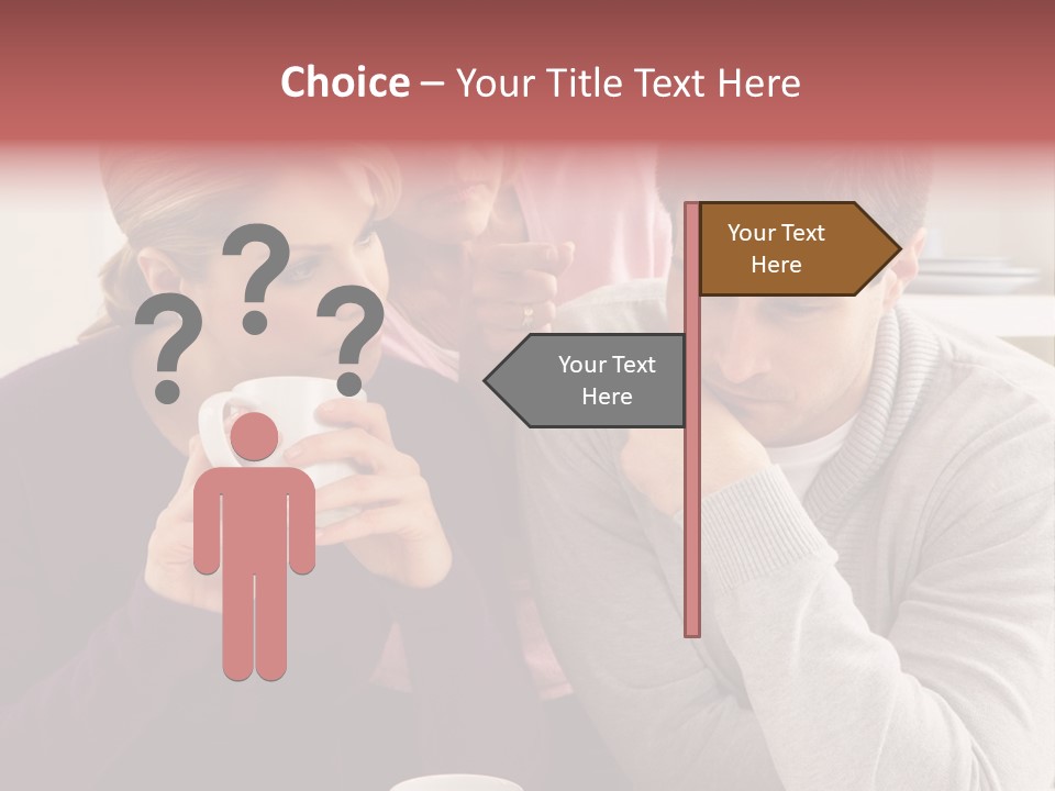 Fighting Thirties Caucasian PowerPoint Template