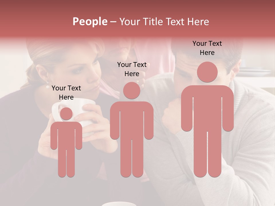 Fighting Thirties Caucasian PowerPoint Template