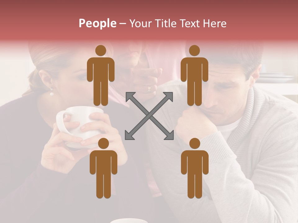 Fighting Thirties Caucasian PowerPoint Template