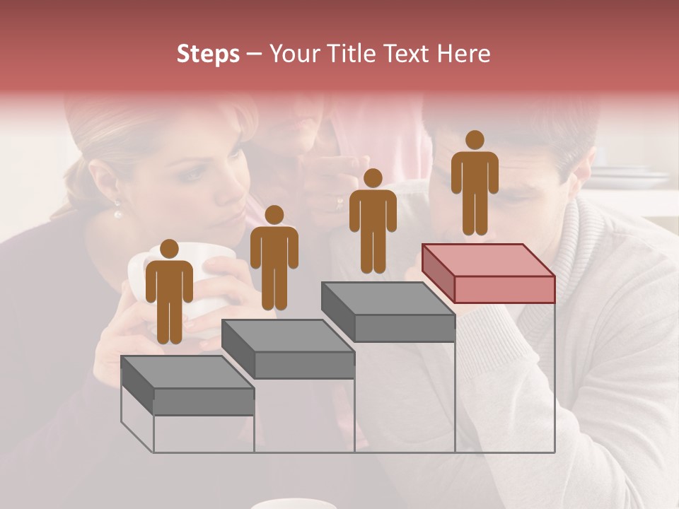 Fighting Thirties Caucasian PowerPoint Template