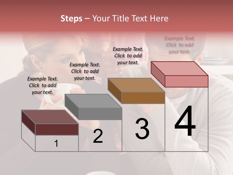 Fighting Thirties Caucasian PowerPoint Template