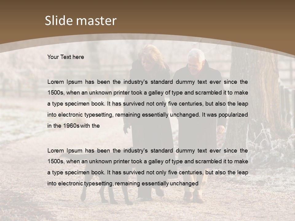 Adult Relaxed Cosy PowerPoint Template