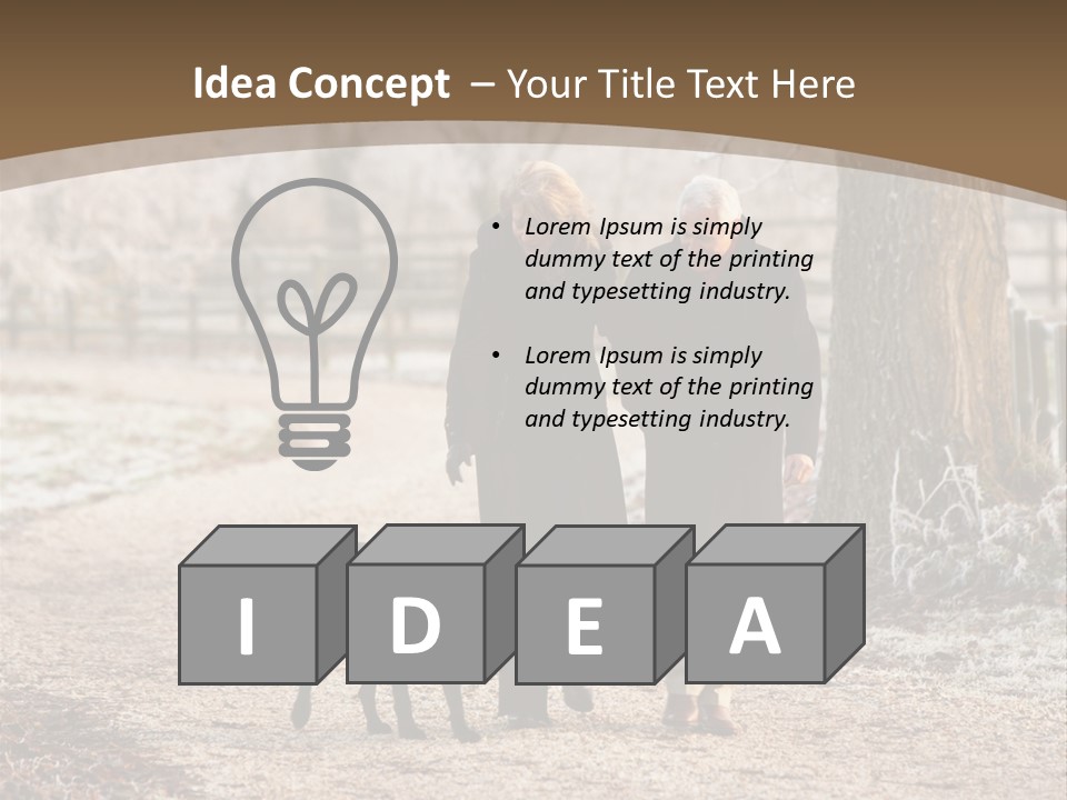 Adult Relaxed Cosy PowerPoint Template