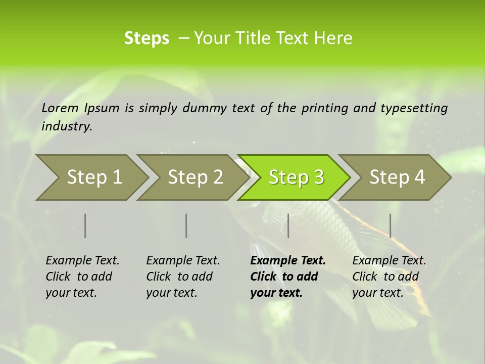 Freshwater Fresh Root PowerPoint Template