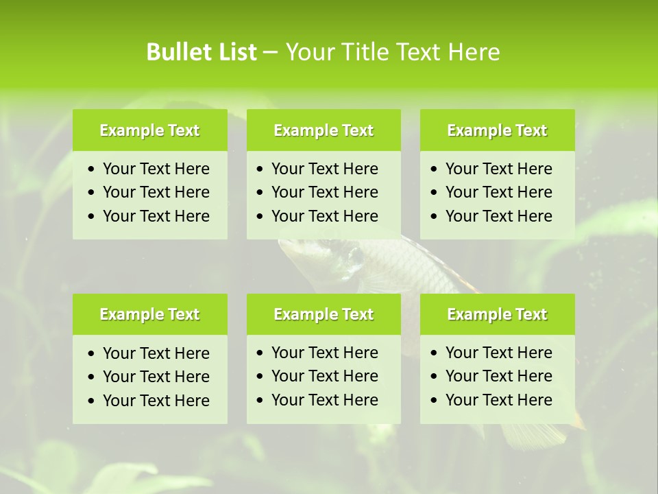 Freshwater Fresh Root PowerPoint Template