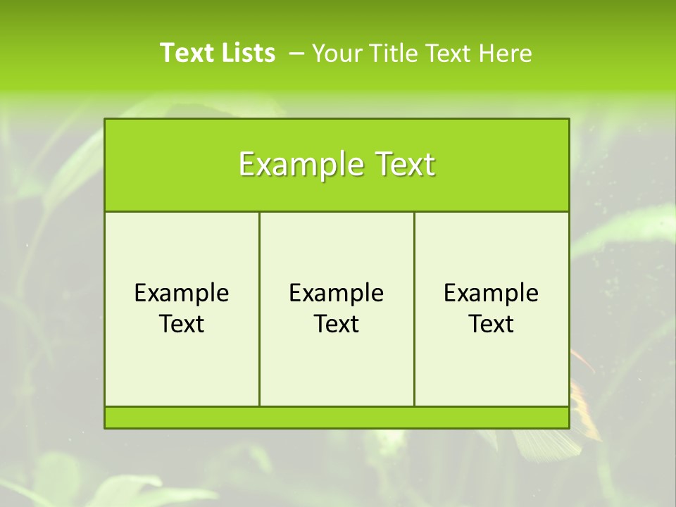 Freshwater Fresh Root PowerPoint Template
