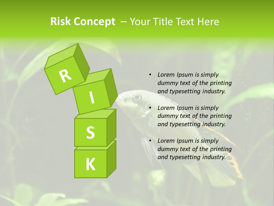 Freshwater Fresh Root PowerPoint Template