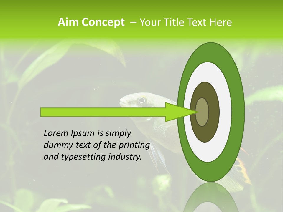 Freshwater Fresh Root PowerPoint Template