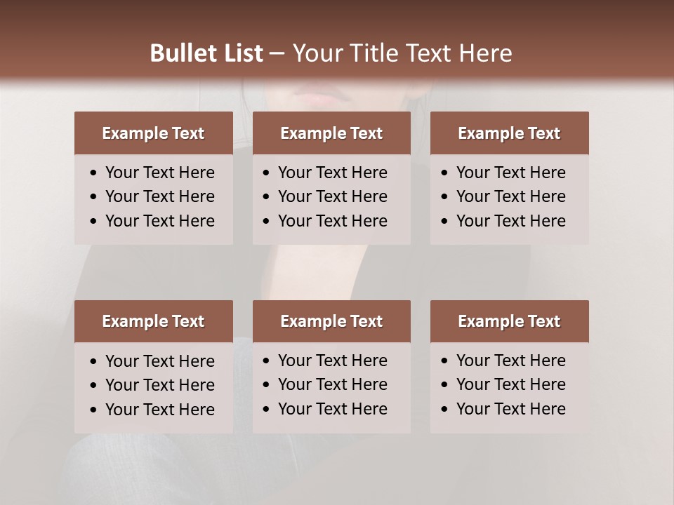 Tired Pain Defenseless PowerPoint Template