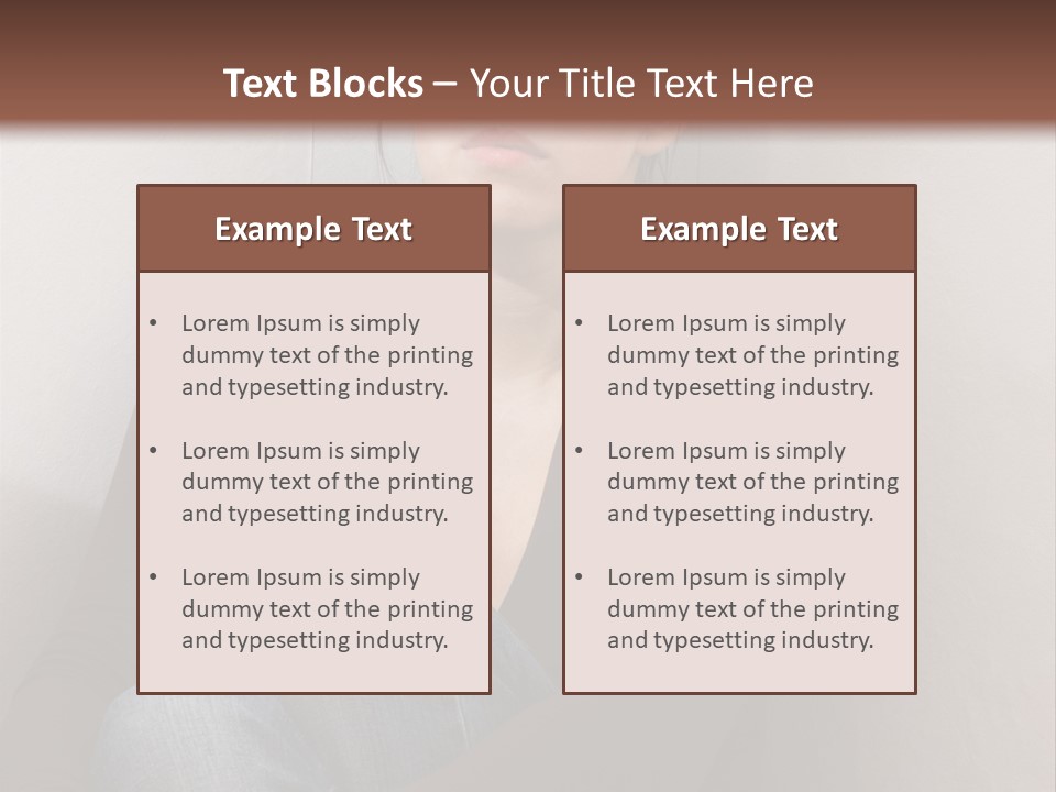 Tired Pain Defenseless PowerPoint Template