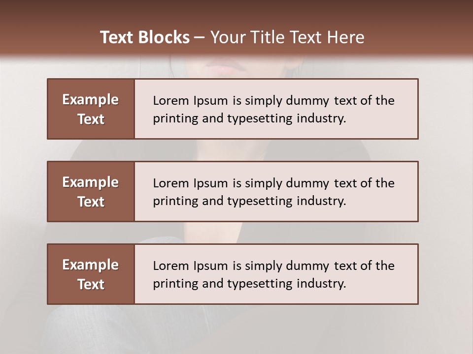 Tired Pain Defenseless PowerPoint Template