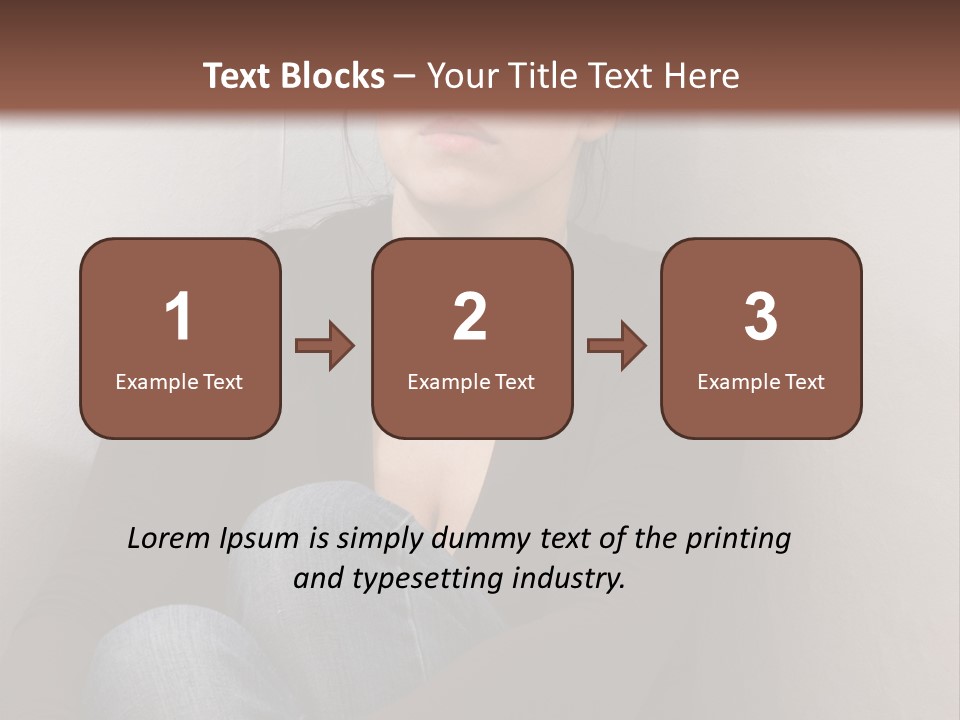 Tired Pain Defenseless PowerPoint Template