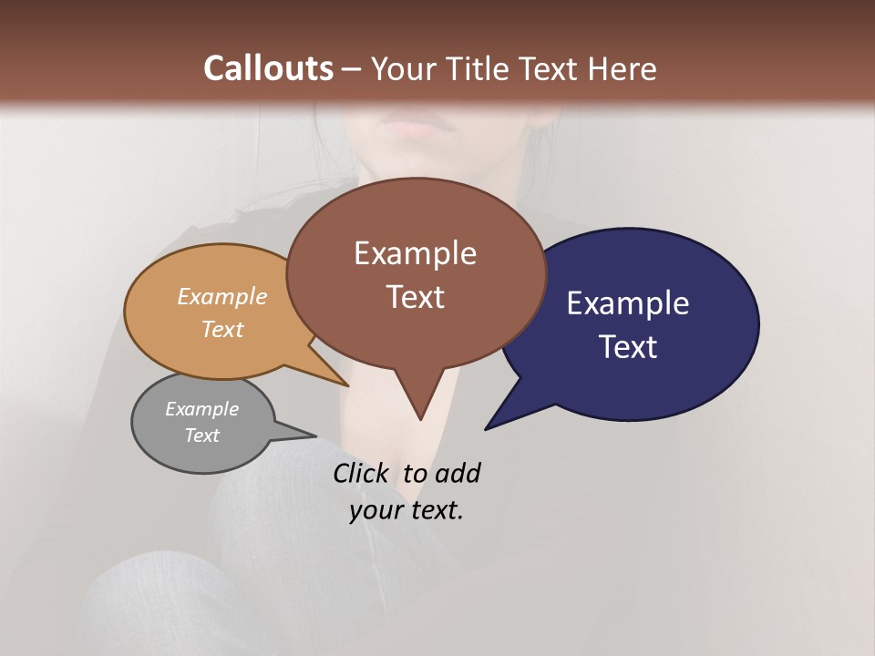 Tired Pain Defenseless PowerPoint Template