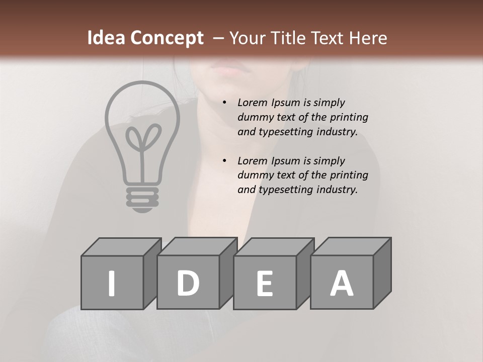 Tired Pain Defenseless PowerPoint Template