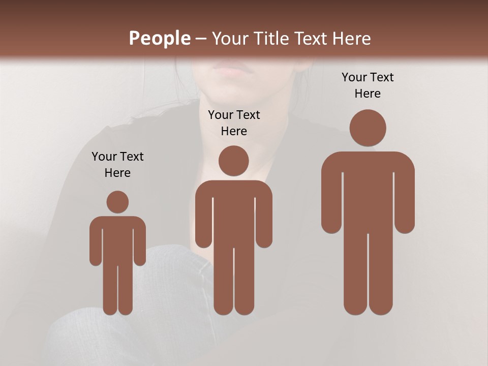 Tired Pain Defenseless PowerPoint Template