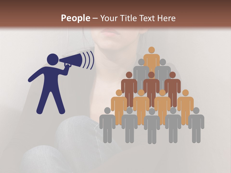 Tired Pain Defenseless PowerPoint Template