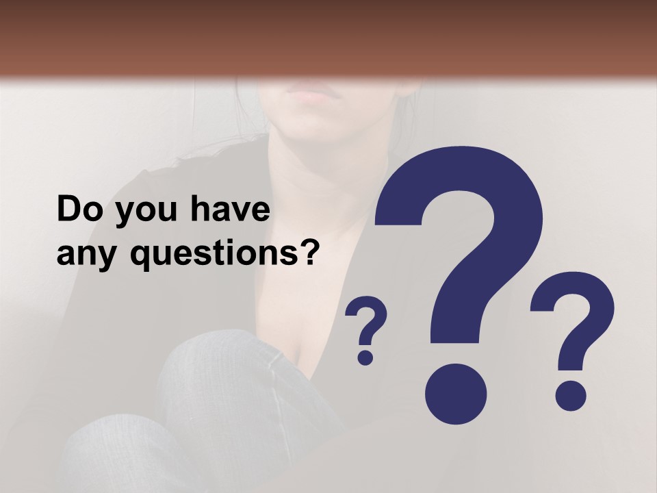 Tired Pain Defenseless PowerPoint Template