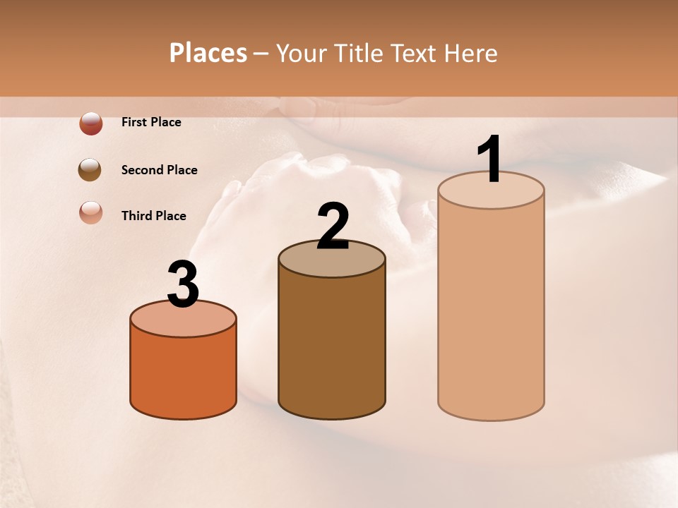 Treatment Young Woman Pamper PowerPoint Template