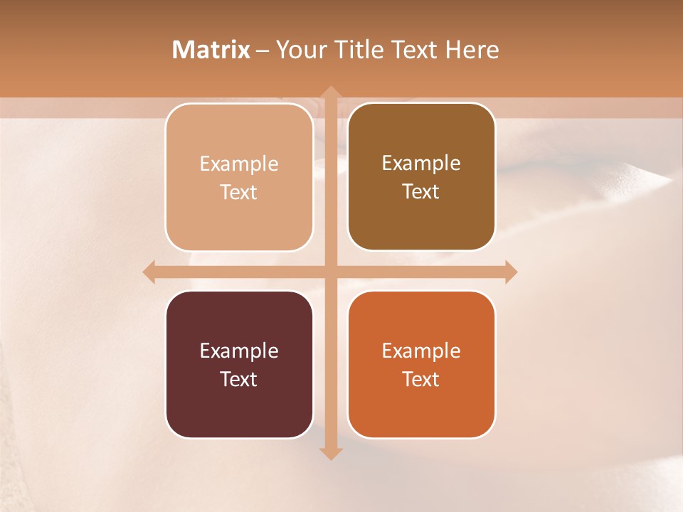 Treatment Young Woman Pamper PowerPoint Template