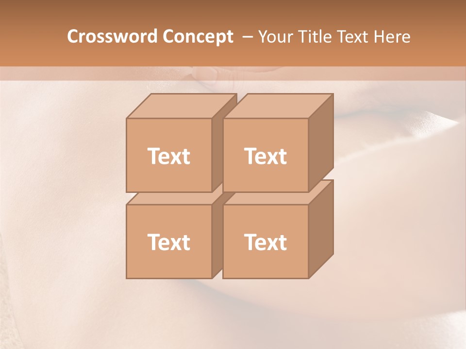 Treatment Young Woman Pamper PowerPoint Template
