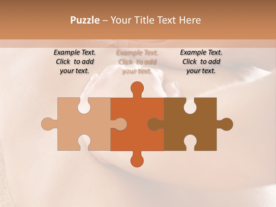 Treatment Young Woman Pamper PowerPoint Template