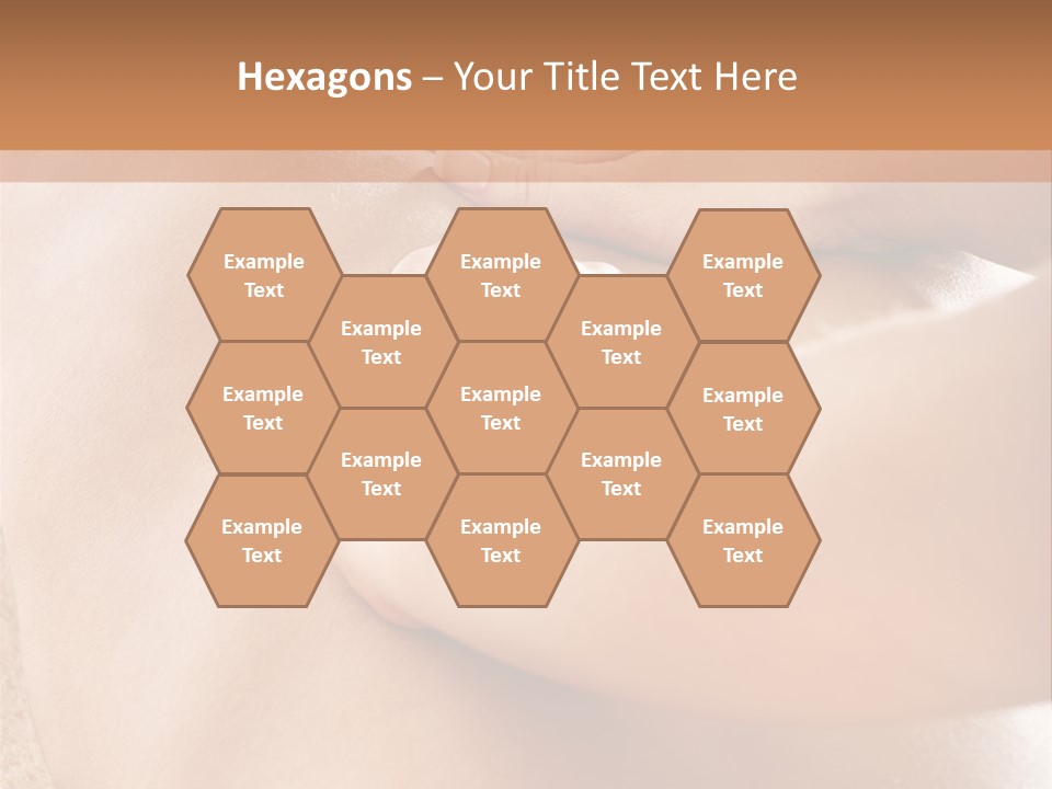 Treatment Young Woman Pamper PowerPoint Template