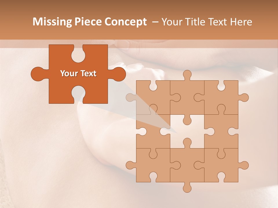 Treatment Young Woman Pamper PowerPoint Template