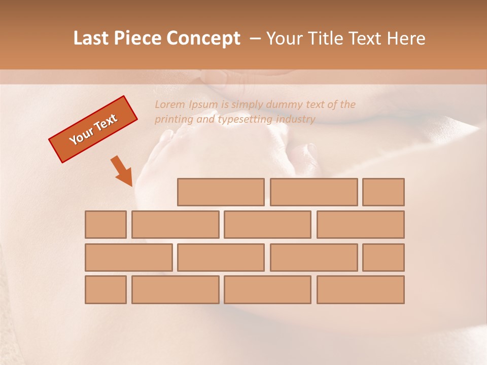 Treatment Young Woman Pamper PowerPoint Template