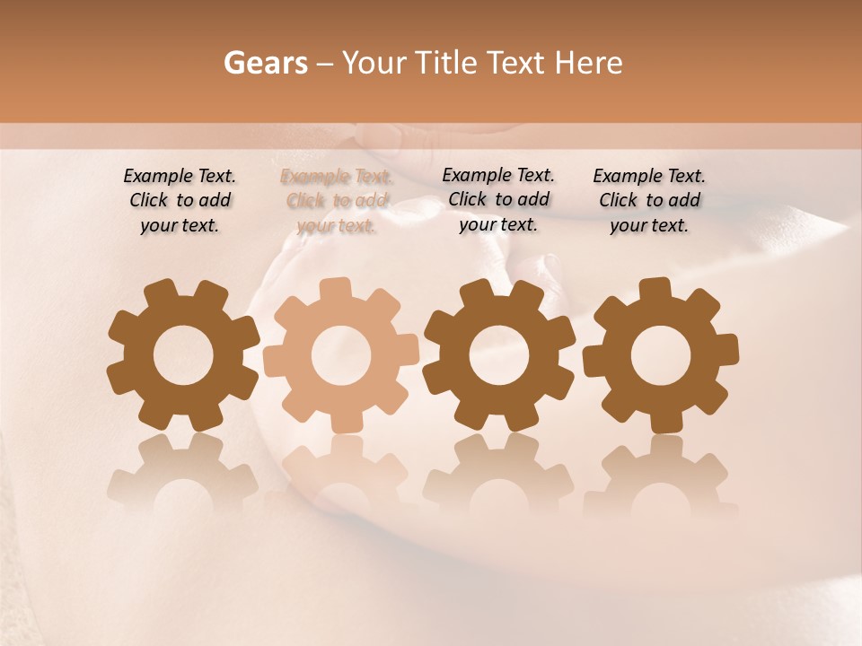 Treatment Young Woman Pamper PowerPoint Template