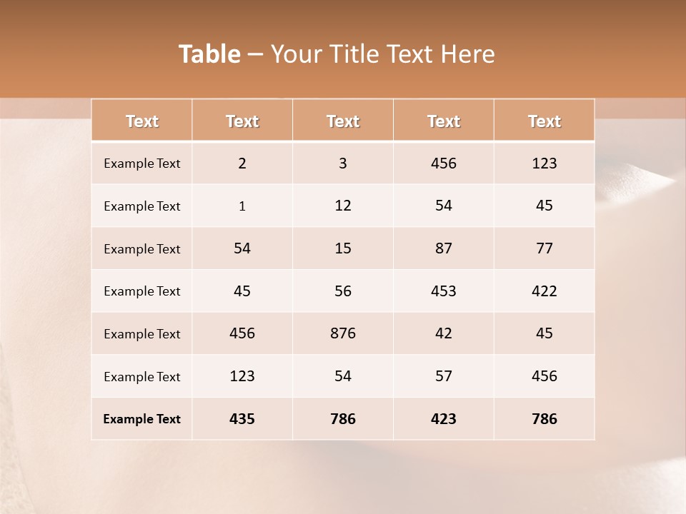 Treatment Young Woman Pamper PowerPoint Template