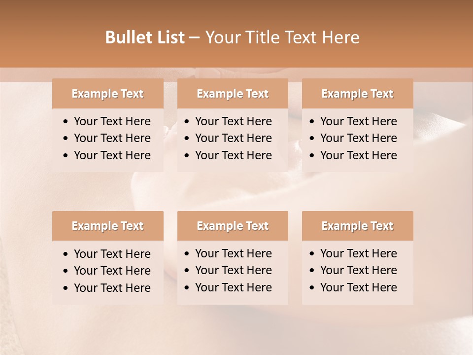 Treatment Young Woman Pamper PowerPoint Template