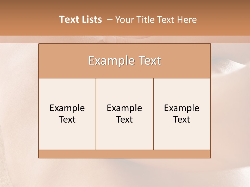 Treatment Young Woman Pamper PowerPoint Template