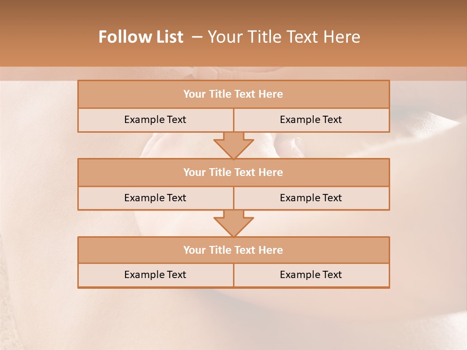 Treatment Young Woman Pamper PowerPoint Template