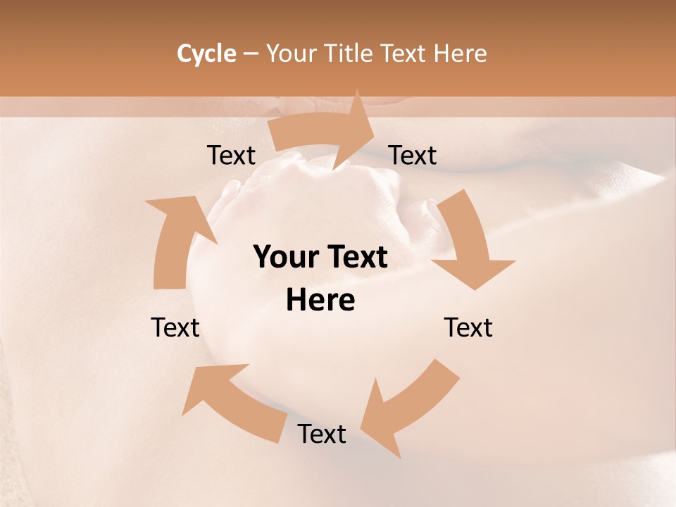 Treatment Young Woman Pamper PowerPoint Template