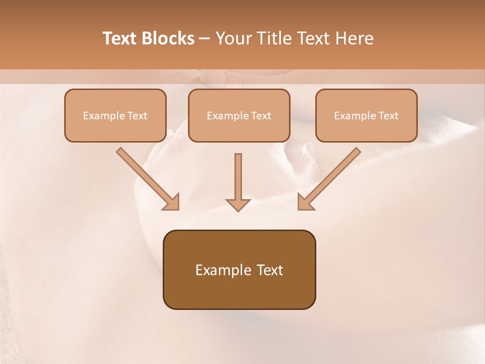 Treatment Young Woman Pamper PowerPoint Template
