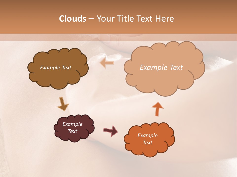 Treatment Young Woman Pamper PowerPoint Template