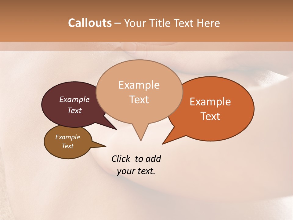 Treatment Young Woman Pamper PowerPoint Template