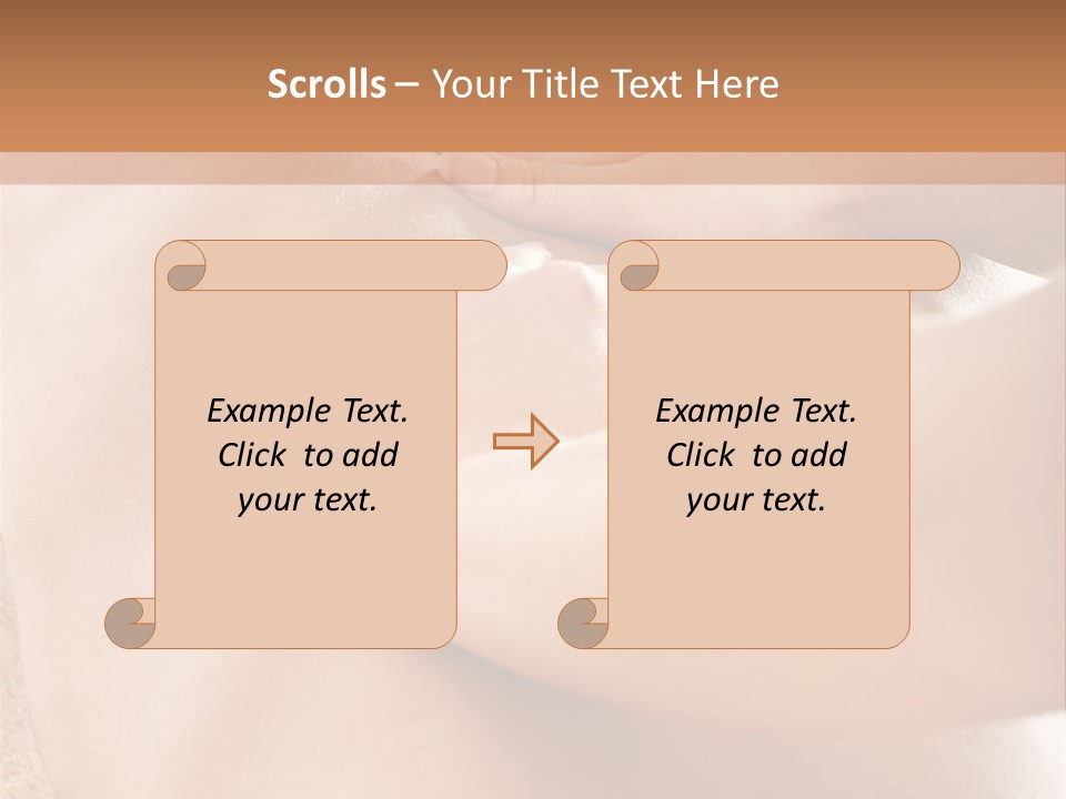 Treatment Young Woman Pamper PowerPoint Template