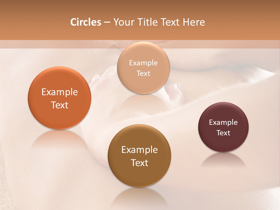 Treatment Young Woman Pamper PowerPoint Template