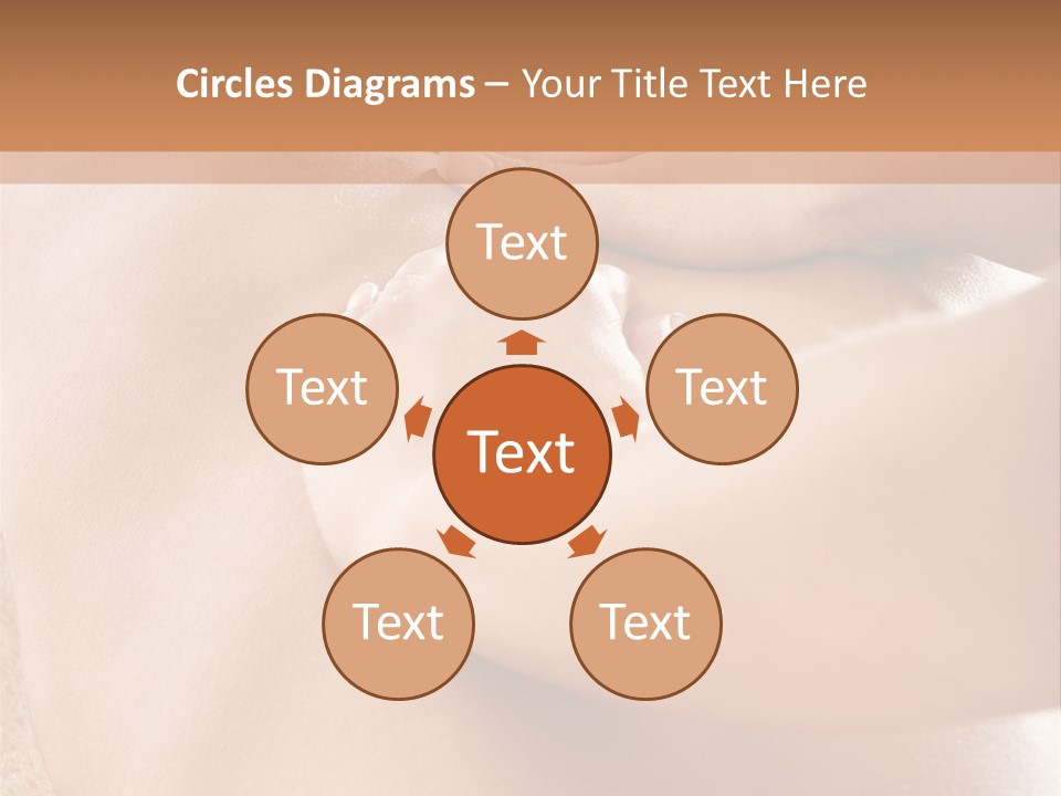 Treatment Young Woman Pamper PowerPoint Template