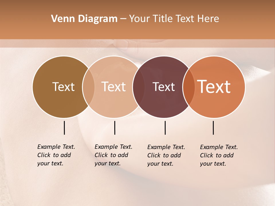 Treatment Young Woman Pamper PowerPoint Template