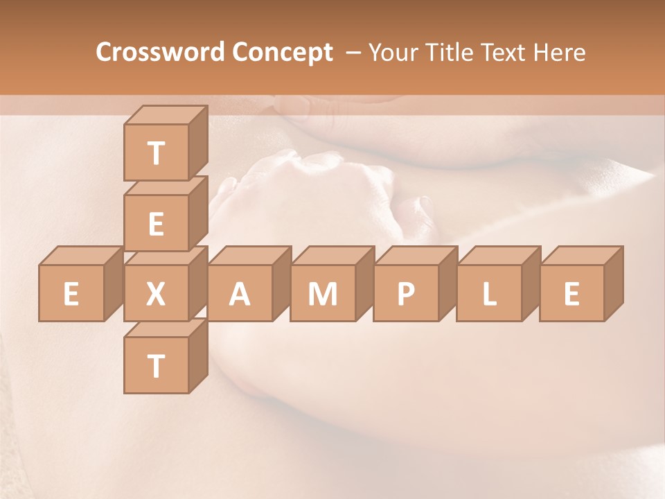 Treatment Young Woman Pamper PowerPoint Template