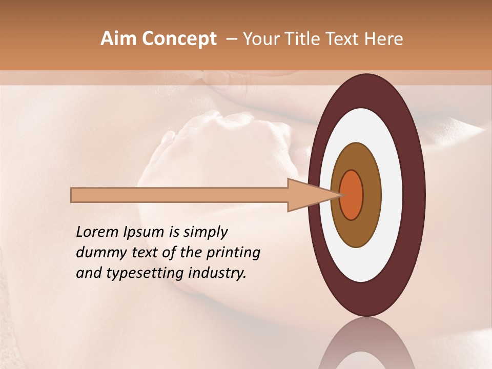 Treatment Young Woman Pamper PowerPoint Template